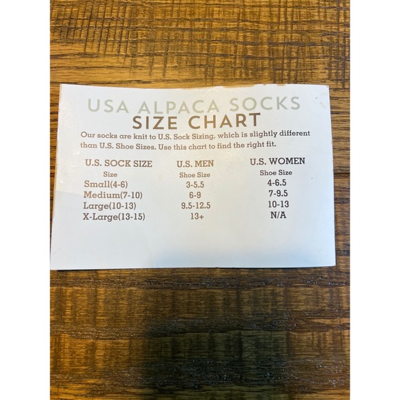 Classic Alpaca Paca Socks Boot Black Unisex Medium Alpaca Blend Warm Hnt NWT
NEW - Picture 9 of 9